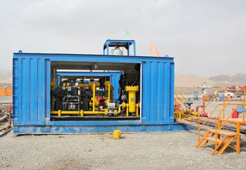 Gas Field surface test units in Xinjiang Oilefield