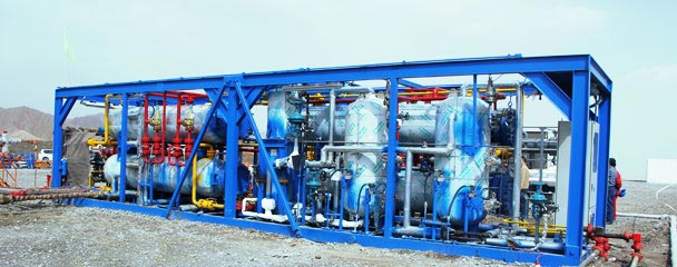 Natural gas recovery equipment